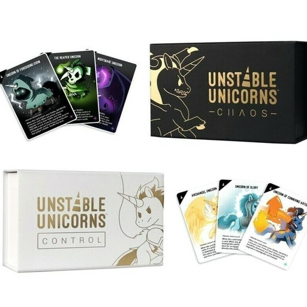 NEW Unstable Unicorns Control & Chaos Combo Teeturtle Kickstarter exclusive game